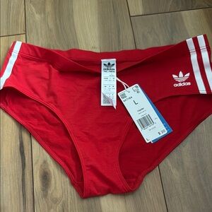 Adidas Red underwear with White Accents